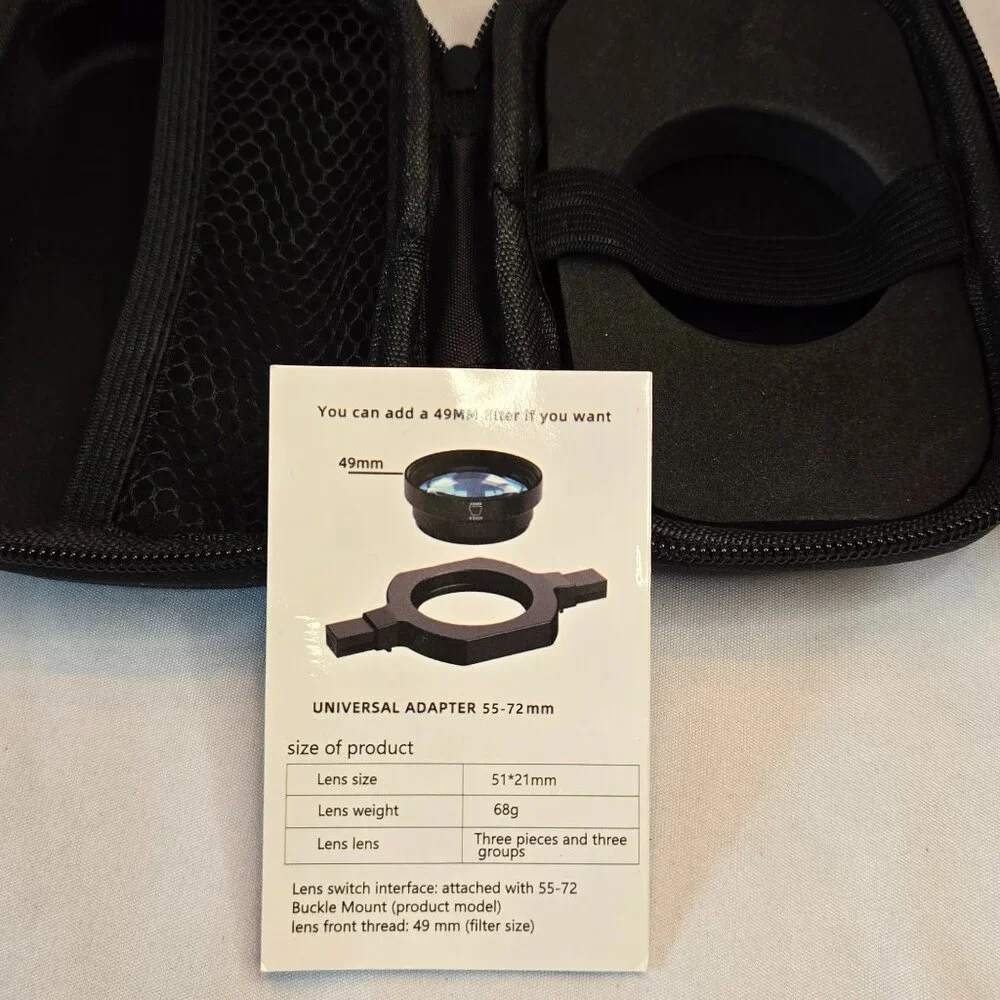 EOOEYE HD Macroscopic Conversion Lens Snap-On Super Macro Lens For Camera